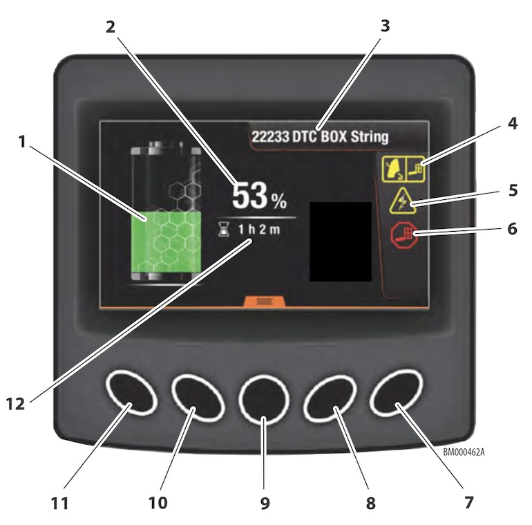JLG Error / DTC Code on Multifunction Display