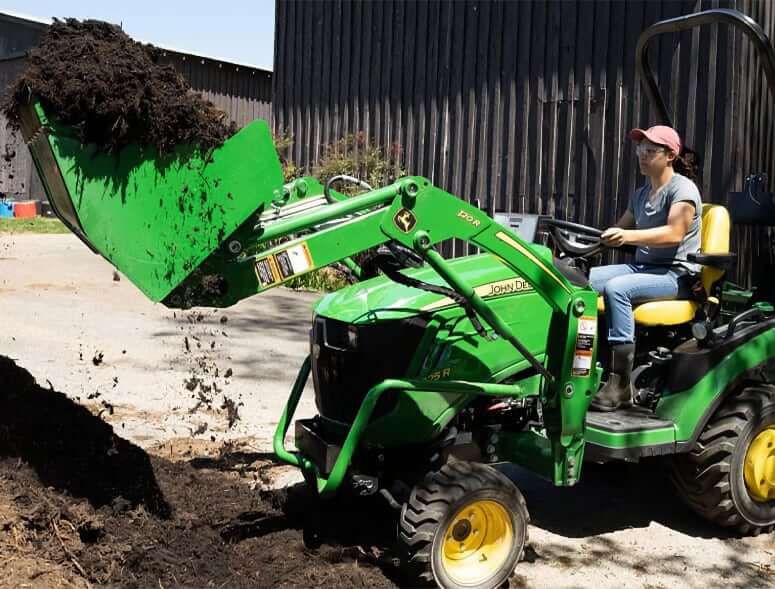 John Deere 1025R Tractor with 120R Loader