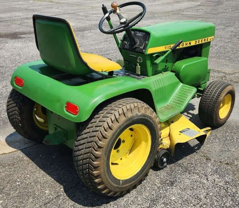 John Deere 110 Lawn Tractor Tire Sizes