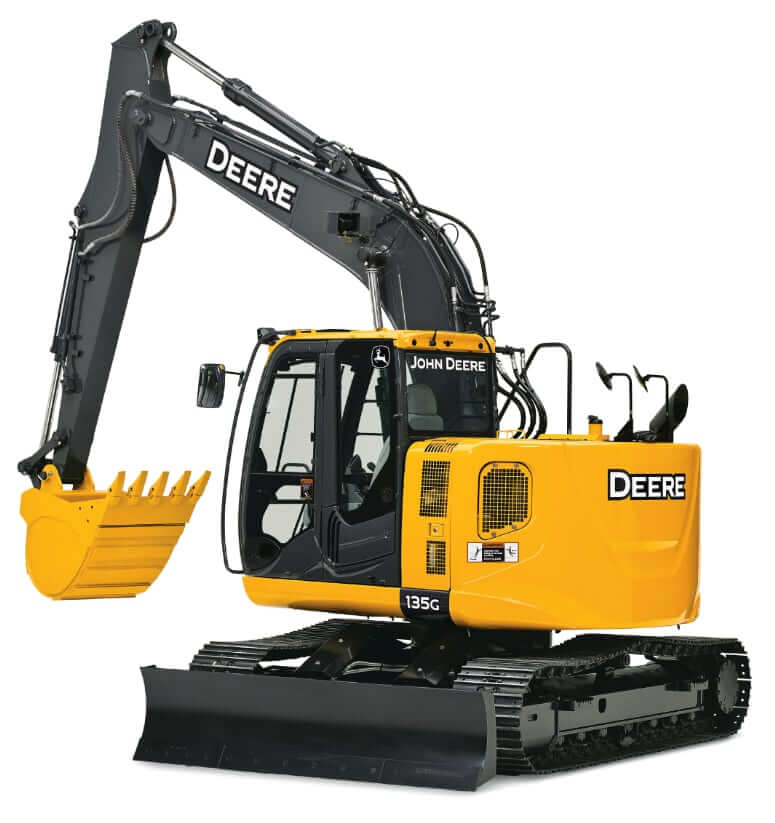 John Deere 135G Excavator Undercarriage Specs