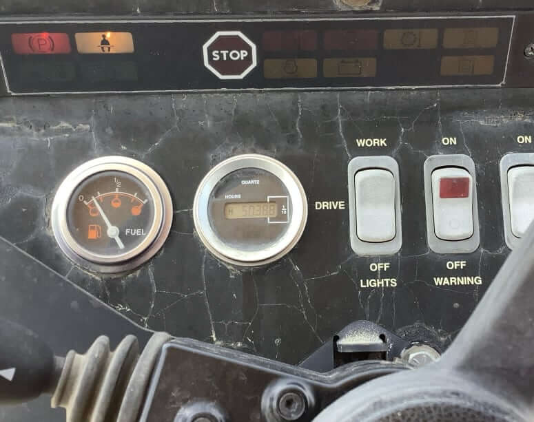 John Deere 210LE Wheel Loader Dashboard
