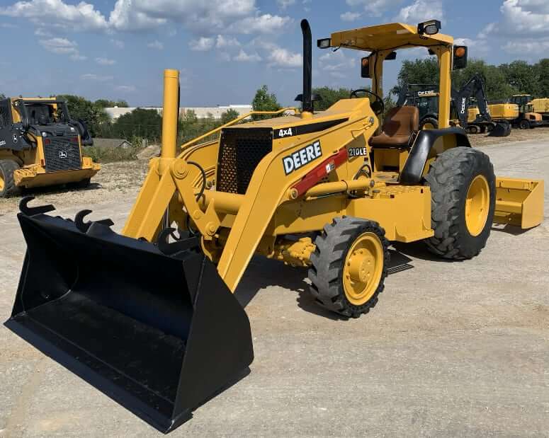 John Deere 210LE Wheel Loader Weight