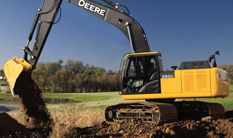 John Deere 250G LC Excavator Capacity