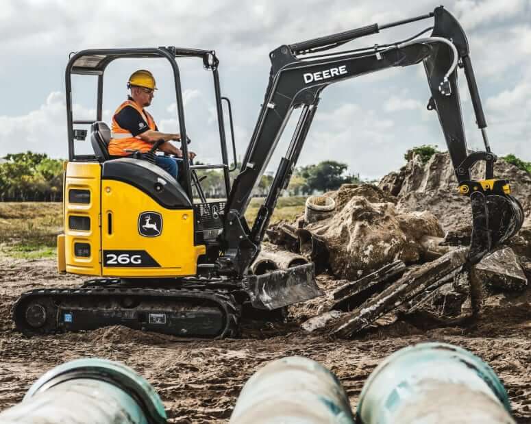 John Deere 26G Hydraulic System Specs