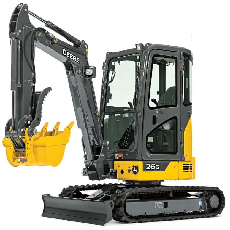 John Deere 26G Mini Excavator Specs