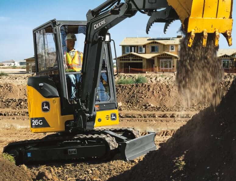 John Deere 26G Upperstructure Specs
