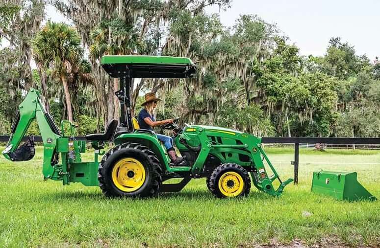 John Deere 3025E Tractor attachments