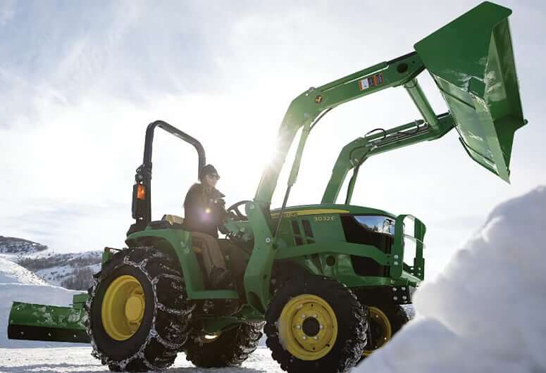 John Deere 3032E Snow Removal Attachments