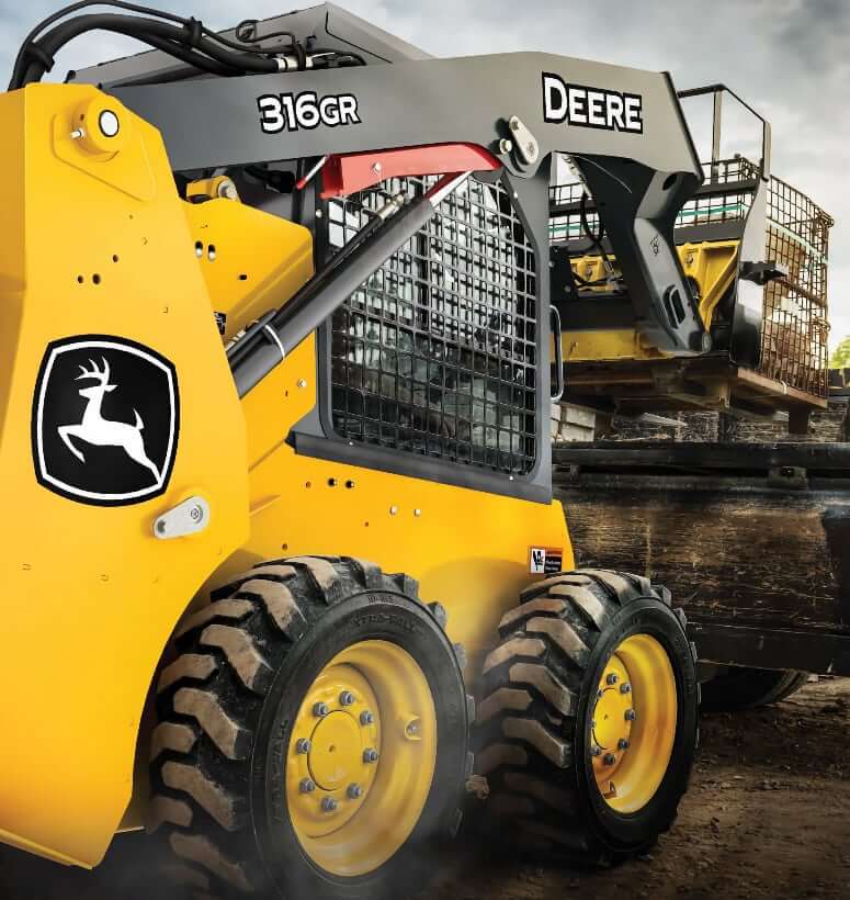 John Deere 316GR Skid Steer Loader Rated Operating Capacity