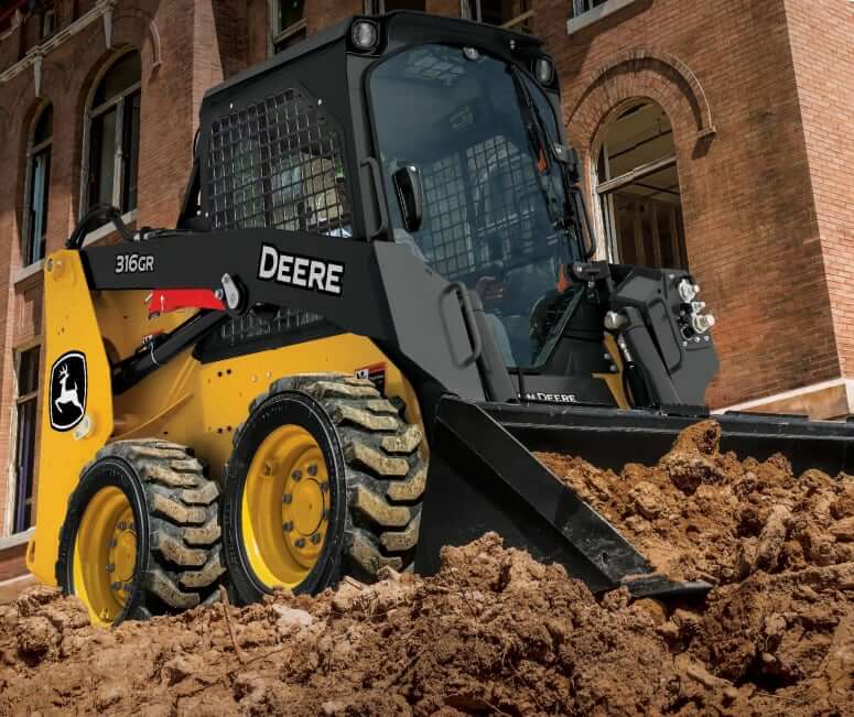 John Deere 316GR Skid Steer Loader Weight