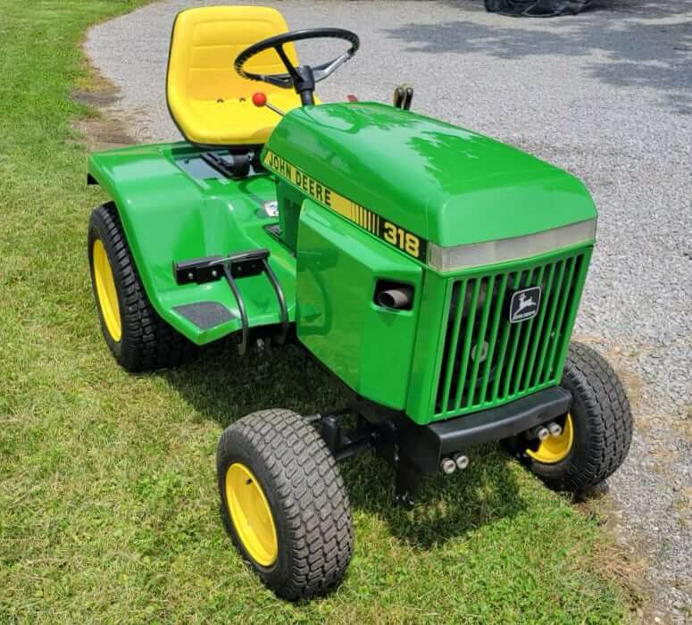 John Deere 318 Garden Tractor Weight