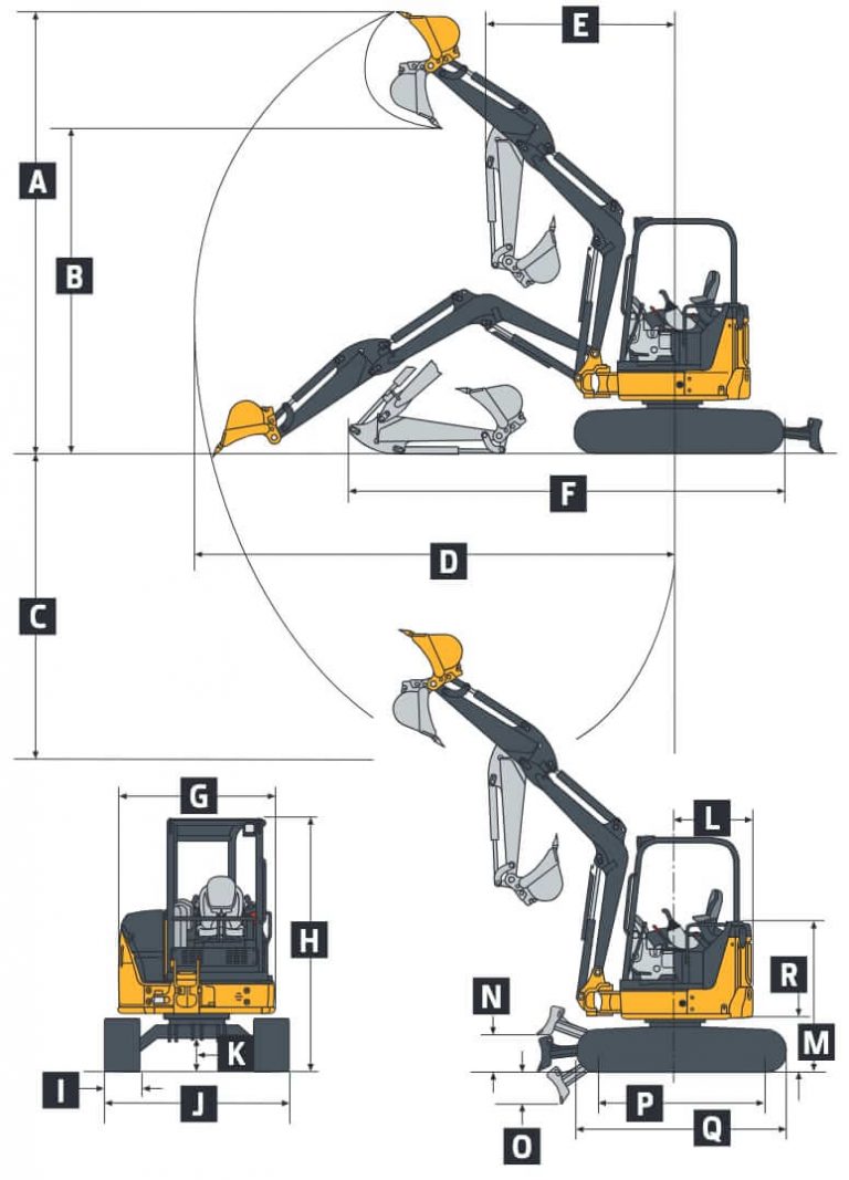John Deere 35G Mini Excavator Specs, Weight & Dimensions - CodeReady
