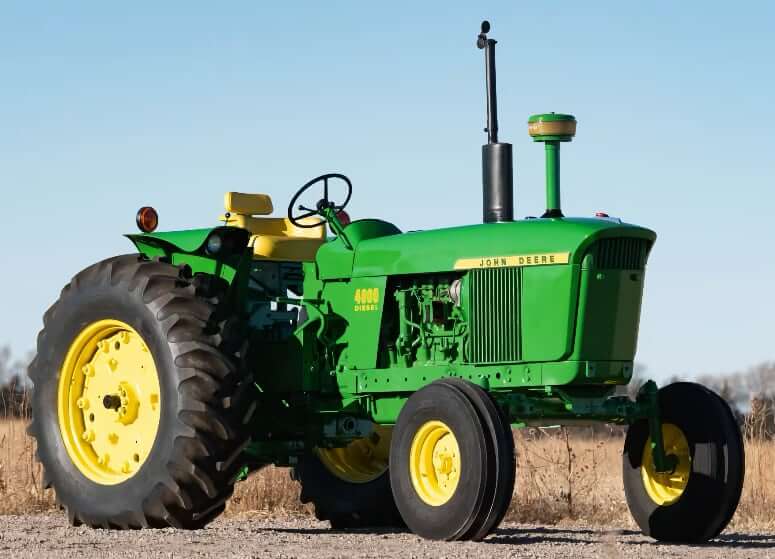John Deere 4000 Dimensions and Weight