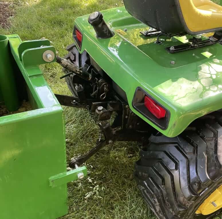John Deere 420 Garden Tractor Rear 3-Point Hitch