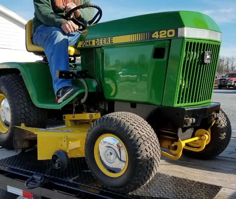 John Deere 420 Garden Tractor Weight and Dimensions