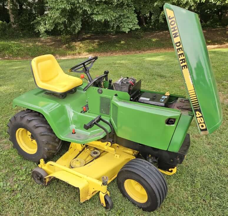 John Deere 420 Garden Tractor Service Refill Capacities