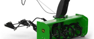 John Deere 44 inches Snowblower for X300 Series Specs