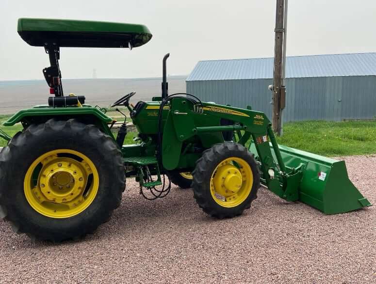 John Deere 5075E Tractor (2008 - 2012) with 553 Loader
