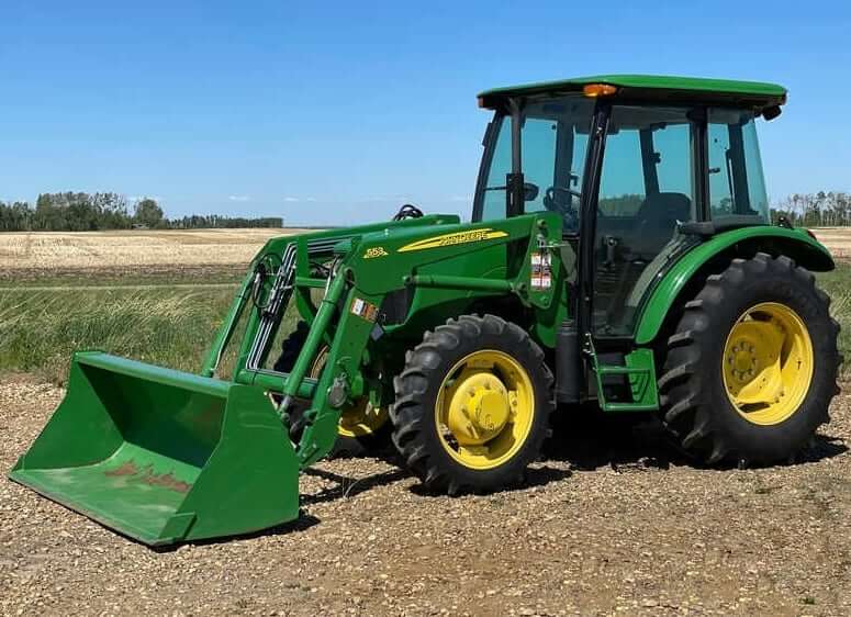 John Deere 5075E Tractor (2013 - 2014) with Front Loader