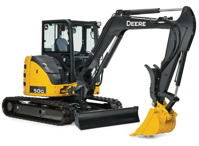 John Deere 50G Mini Excavator Specs and Weight
