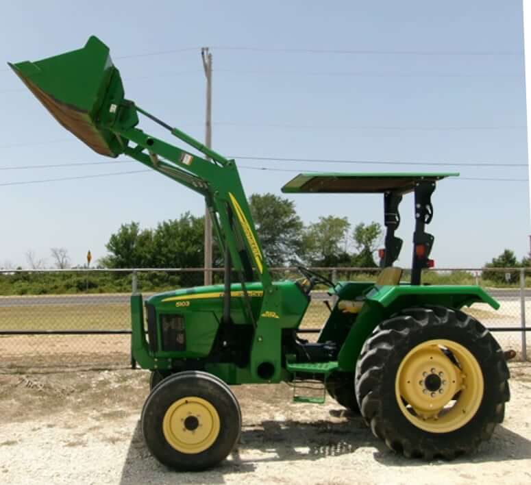 John Deere 5103 Tractor with Front Loader 512