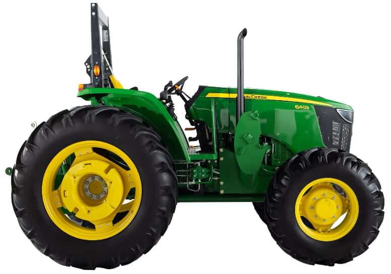 John Deere 6403 OOS Tractor Dimensions