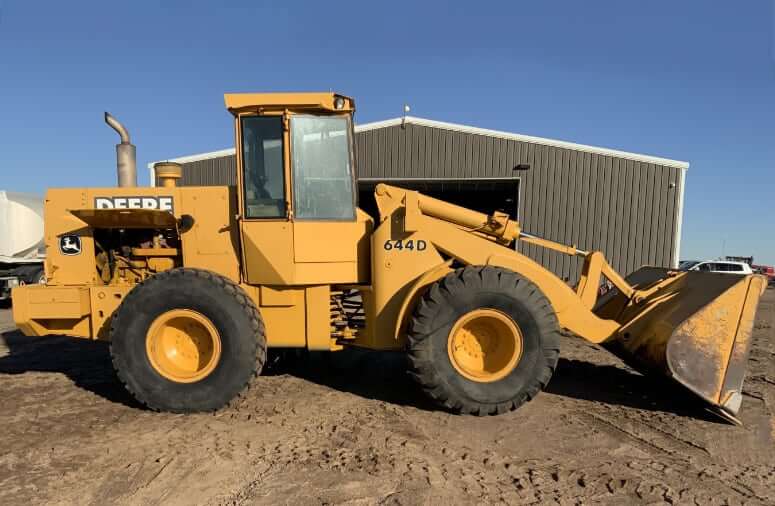 John Deere 644D Wheel Loader Specs and Dimensions