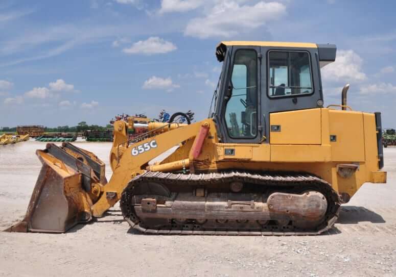 John Deere 655C Crawler Loader Specs and Dimensions