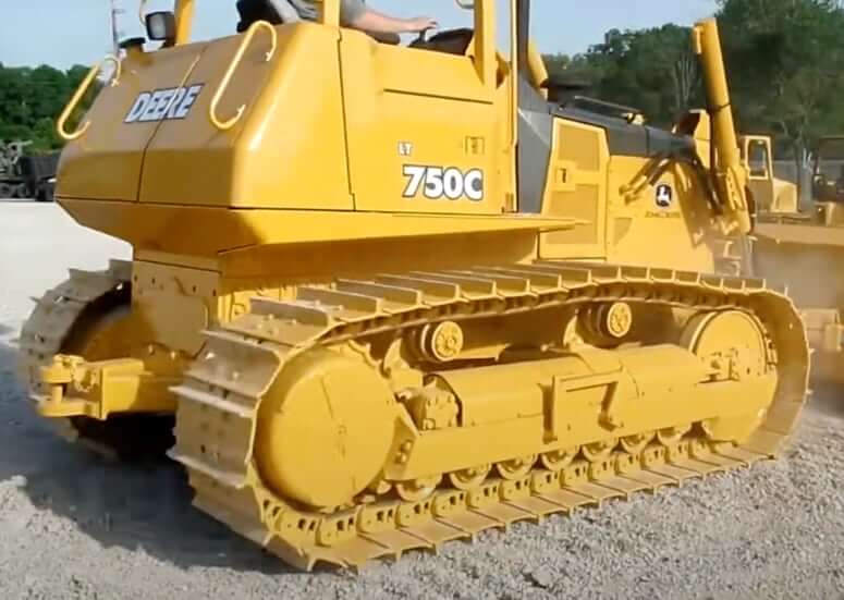 John Deere 750C Dozer Weight and Dimensions