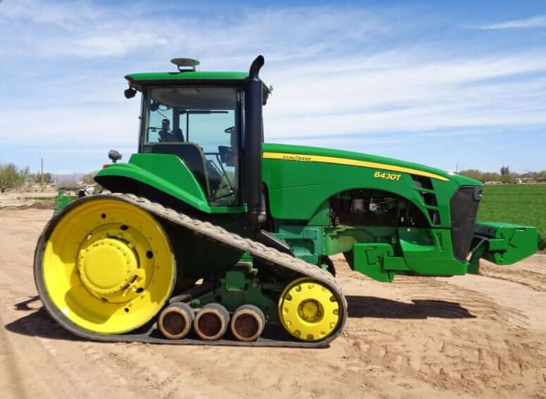 John Deere 8430T Crawler Tractor Dimensions and Weight