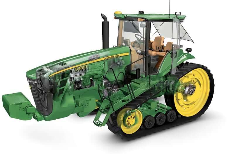 John Deere 8430T Powertrain Specs