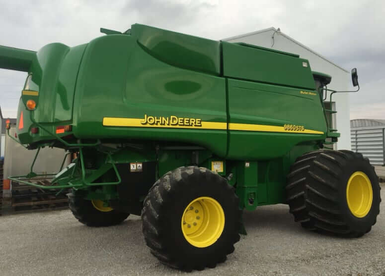 John Deere 9860 STS Combine Weight and Dimensions