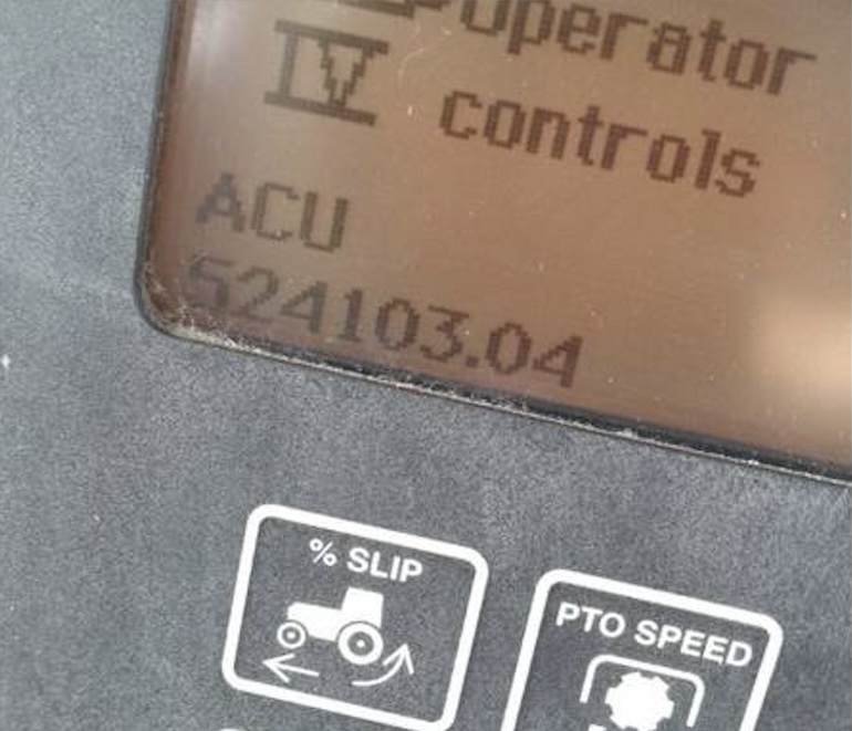 John Deere ACU Error Code 524103.04