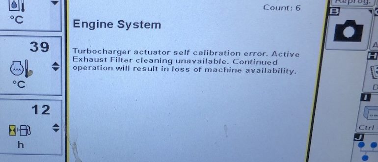 John Deere Error Code ECU 000641.07