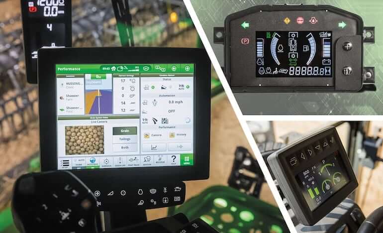 John Deere Integrated Displays and Instrument Panels