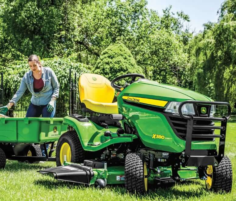 John Deere X380 Tractor Attachments