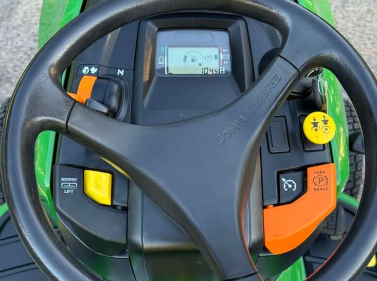 John Deere X380 Tractor Dashboard