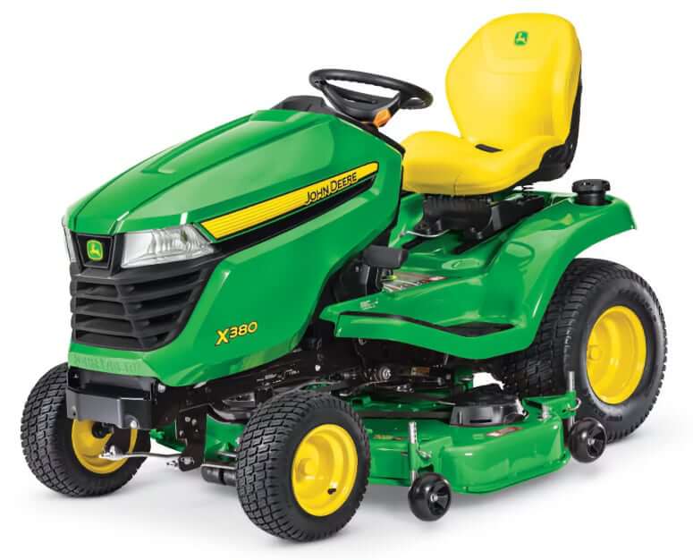 John Deere X380 Tractor with 48 Mower Deck