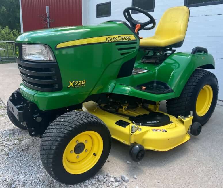 John Deere X728 Tractor Tire Sizes