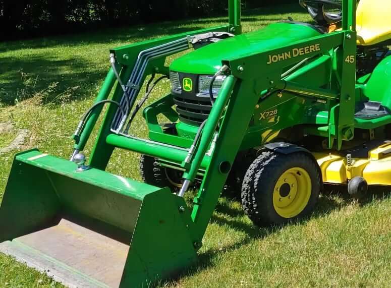 John Deere X728 Tractor with 45 Loader