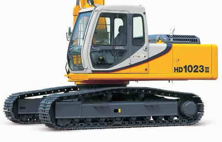 Kato HD1023III Excavator Undercarriage Specs