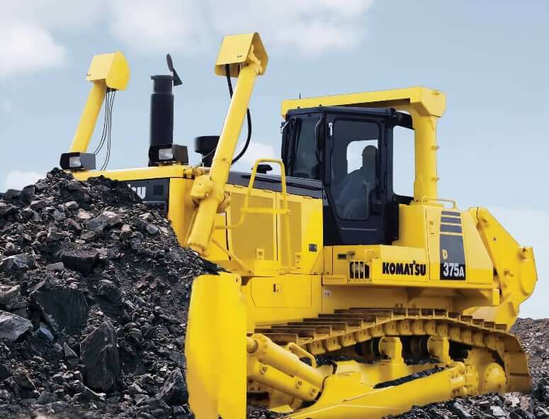 Komatsu D375A-6 Dozer Blade Capacity