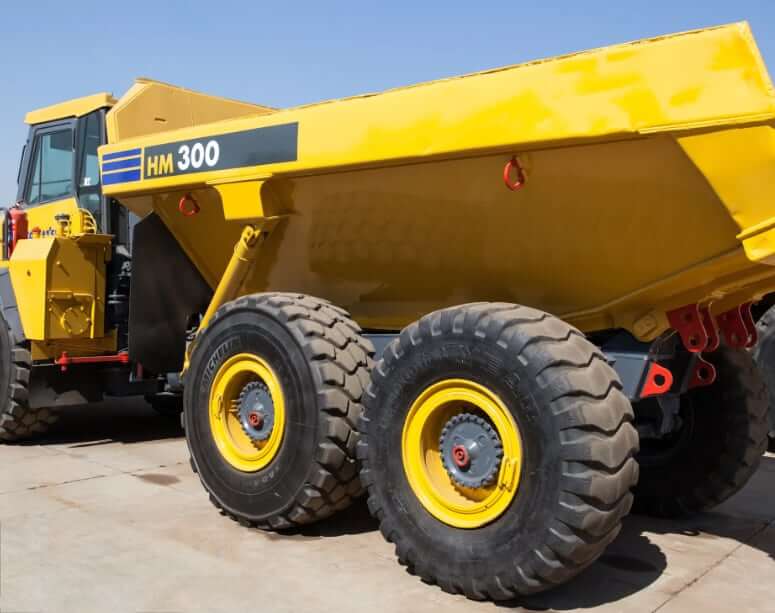 Komatsu HM300-1 Articulated Dump Truck Payload Capacity