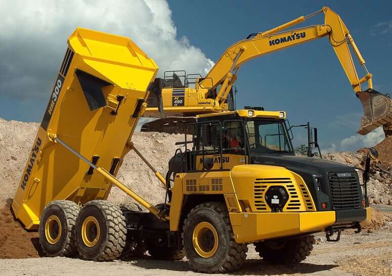 Komatsu HM300-5 Articulated Dump Truck Hydraulic Specs