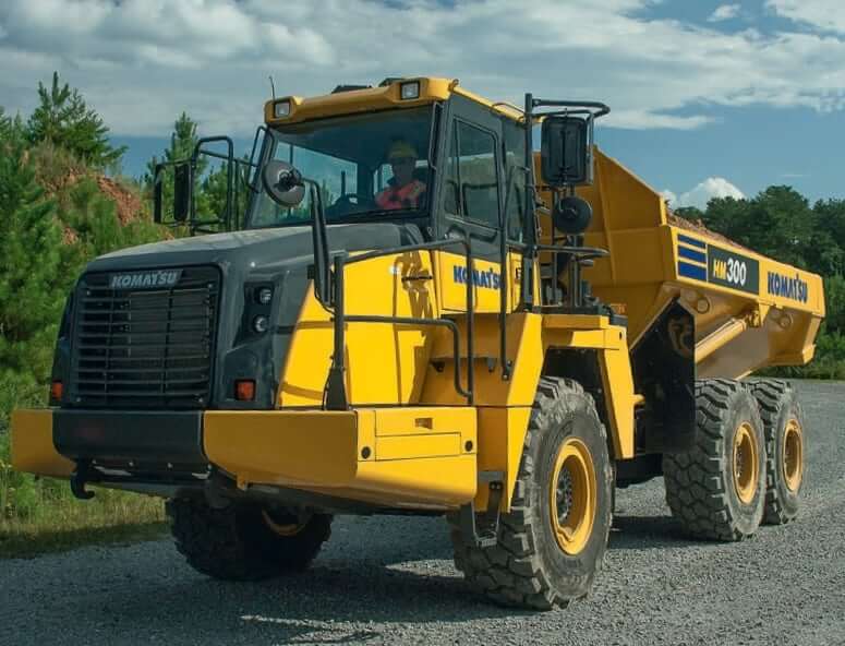 Komatsu HM300-5 Articulated Dump Truck Weight