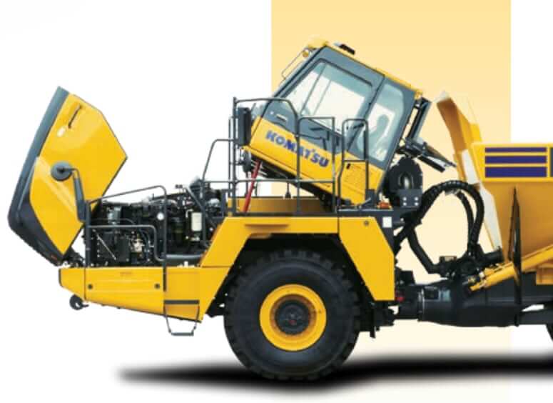 Komatsu HM300-5 Service Refill Capacities