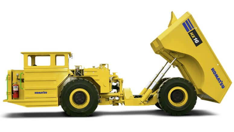Komatsu HX16 Underground Truck Specs
