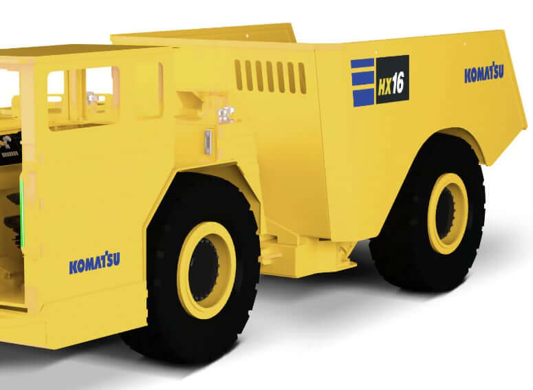 Komatsu HX16 Underground Truck Transmission Specs