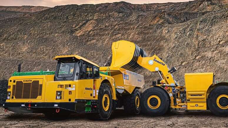 Komatsu HX45 Underground Truck Capacity