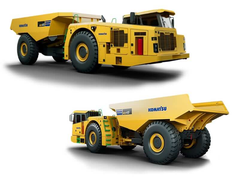 Komatsu HX45 Underground Truck Transmission Specs